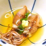 鮨 一新 - <'16/04/05撮影>一新特選コース 7560円 1品目 富山 ホタルイカ