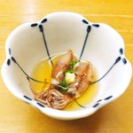 鮨 一新 - <'16/04/05撮影>一新特選コース 7560円 1品目 富山 ホタルイカ