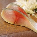 鮨 一新 - <'16/04/05撮影>一新特選コース 7560円 3品目 しめ鯖