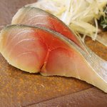 鮨 一新 - <'16/04/05撮影>一新特選コース 7560円 3品目 しめ鯖