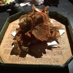 網元の宿 ろくや - 刺し身の骨などを揚げて頂きました
