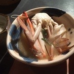 網元の宿 ろくや - 取り分けて頂いた丸六石鍋焼きです