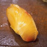 鮨 一新 - <'16/04/05撮影>一新特選コース 7560円 10品目 長崎 シマアジ