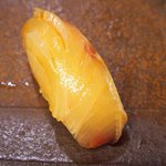 鮨 一新 - <'16/04/05撮影>一新特選コース 7560円 10品目 長崎 シマアジ