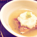 懐石 辻留 - 鰻と蓮根の蒸し物