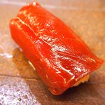 鮨 一新 - <'16/04/05撮影>一新特選コース 7560円 13品目 鮪の漬け