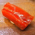 鮨 一新 - <'16/04/05撮影>一新特選コース 7560円 13品目 鮪の漬け