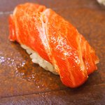 鮨 一新 - <'16/04/05撮影>一新特選コース 7560円 14品目 大トロ