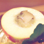 京懐石 吉泉 - 林檎の中は鮑