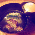 京懐石 吉泉 - 鱧豊年と松茸、柚子の香り