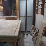 手打蕎麦 よしみや - 蕎麦打ち場