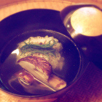 京懐石 吉泉 - 鱧豊年と松茸、柚子の香り