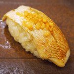 鮨 一新 - <'16/04/05撮影>一新特選コース 7560円 17品目 春子鯛(かすごだい)