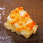 鮨 一新 - <'16/04/05撮影>一新特選コース 7560円 19品目 焼き海老