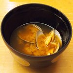 鮨 一新 - <'16/04/05撮影>一新特選コース 7560円 24品目 アサリの味噌汁