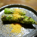 佳肴みを木 - アスパラにカラスミ