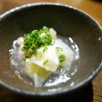 佳肴みを木 - オニオコゼの煮凝りに日向夏