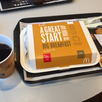 マクドナルド - ビッグブレックファーストセット
５００円