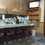 龍麺 - マスターのいつものポジション