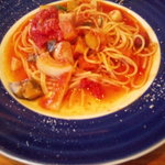 Ｌａ毛利 ターブルペイザンヌ - ランチ　パスタ(7種の野菜のパスタ　トマトソース)