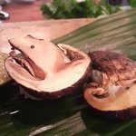 季節感たっぷりの松茸のにぎり