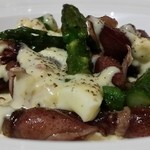 ラターブルドゥシュエット - 【H28.4.9】ホタルイカはグリーンアスパラとカルボナーラ。特別につくって戴きました♪