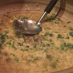 与太呂 - 鴨鍋の〆は雑炊。優しいなあ。