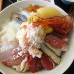 海鮮丼（接写）：2010年８月