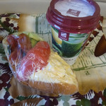 サンドイッチ専門店 ポポー - （16－04）飲み物は記事と無関係です。この日は最大級のジャンボドッグ！！でした。