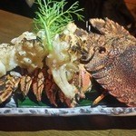 BISTRO にふぇー - うちわ海老の炭焼き