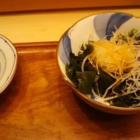 銀座 久兵衛 帝国ホテル大阪店 - 付だし（ケンとわかめ）