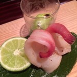 松川 - みる貝とソラマメの焼き物