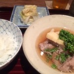 松川 - 牛肉とタケノコの炊き合わせ　花山椒
