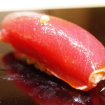 鮨 麻葉 - 鮪赤身漬け