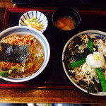 戸隠そば - 天丼セット:1,000円(税別)