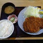とんかつ 鉄 - 熟成リブロースかつ定食
