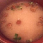 かみむら食堂 - 定食に付くお味噌汁