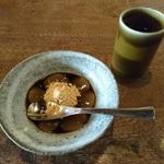 喫茶去かつて - わらびもち（日本茶付）＠喫茶去かつて(2016年3月某日)