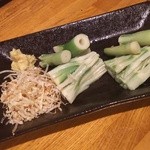 炭火串焼 初代バッジョ - 姫たけのこのおひたし