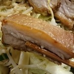 極太濁流ラーメン ら・けいこ - 皮がトロントロンですよ♪