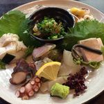 なべいち - 刺身盛り合わせ６９０円