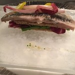 鰯の小さなサンドイッチ