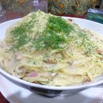 アーモンド - カルボナーラ（コーヒー付き）（大盛）1,000円