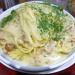 アーモンド - カルボナーラ（コーヒー付き）（大盛）1,000円