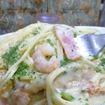 アーモンド - カルボナーラ（コーヒー付き）（大盛）1,000円