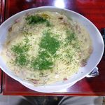 アーモンド - カルボナーラ（コーヒー付き）（大盛）1,000円