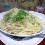 アーモンド - カルボナーラ（コーヒー付き）（大盛）1,000円