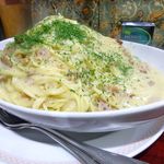 アーモンド - カルボナーラ（コーヒー付き）（大盛）1,000円