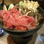 片桐 - 和牛すき焼き2016.3