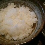 富山豚食堂 かつたま - ご飯(1.5膳ほど)